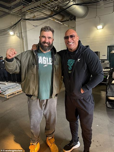 jason kelce and the rock